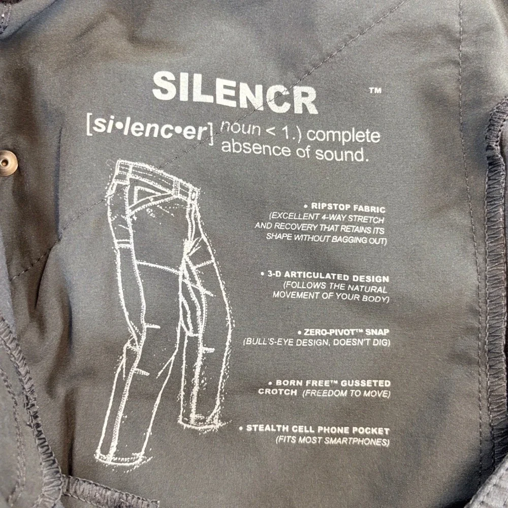 Kuhl Silencr Pants Mens 40x32 Charcoal Gray Ripstop Hiking Outdoor 5166 EUC